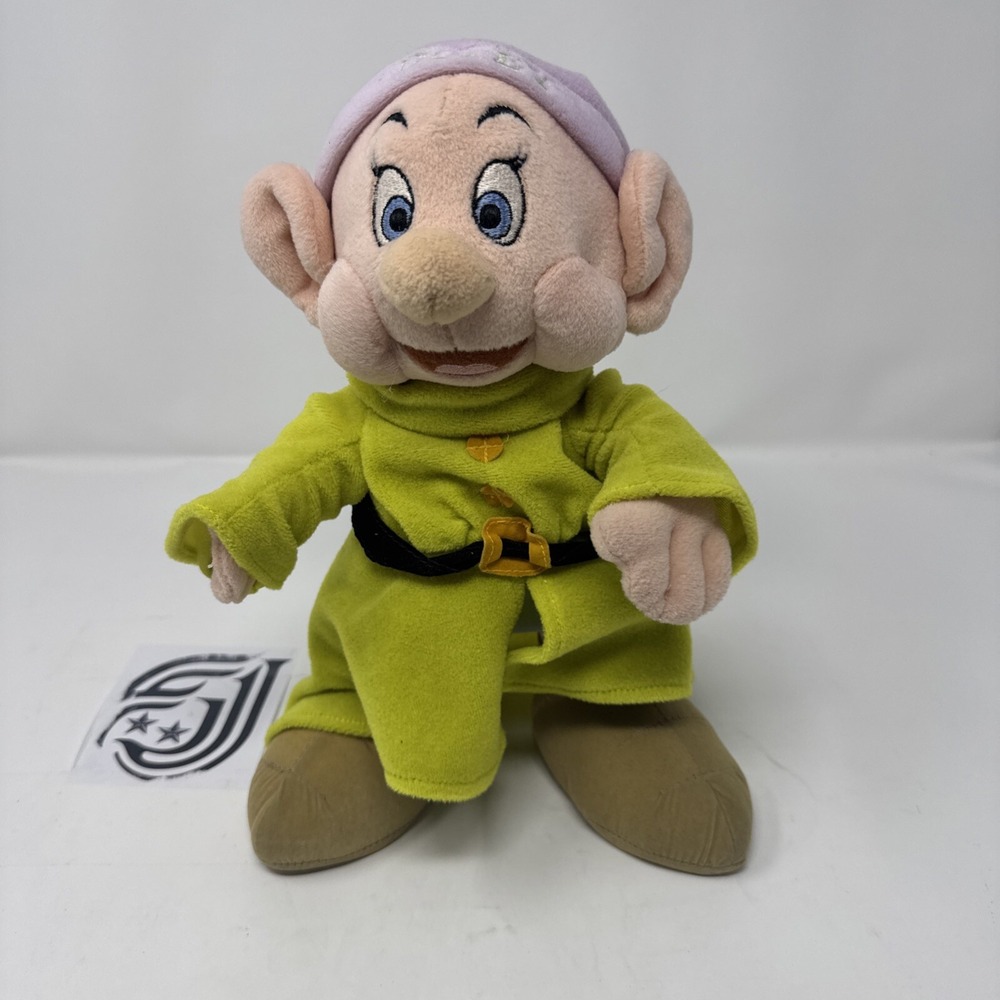 Disney - Dopey 12” Plush Toy Snow White and Seven Dwarfs Authentic
